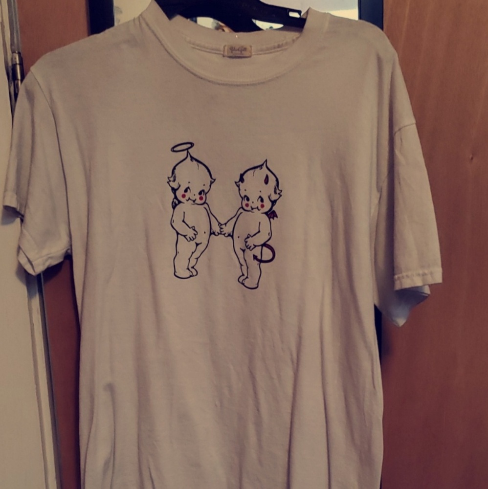 Pacsun Kewpie doll devil angel t